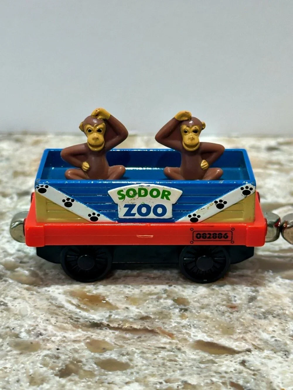 Thomas Friends Sodor Zoo Lion Monkey Cars Take Along Die Cast 2006 Lot ~NO SOUND